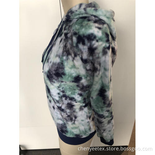 Tie-Dye Lady Wolle Hoodie